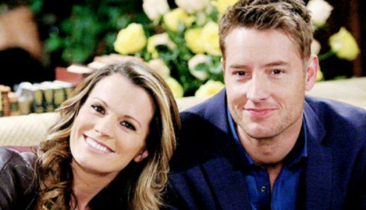 Y&R Melissa Claire Egan and Justin Hartley