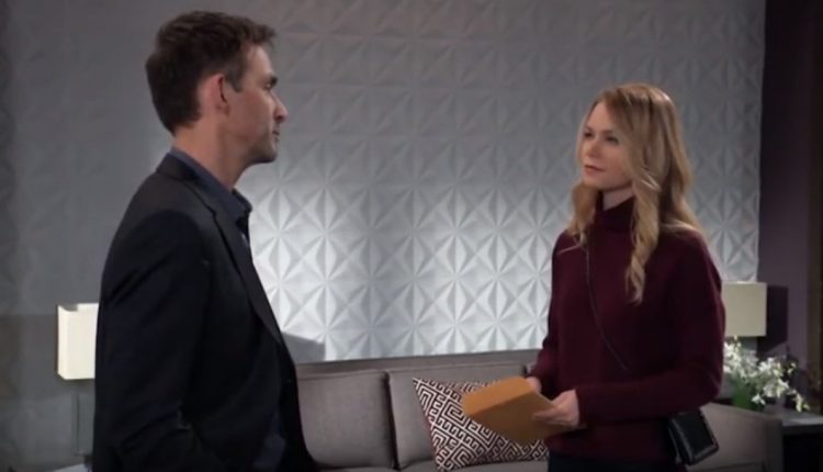General Hospital Nelle Benson Archer (Chloe Lanier), Valentin Cassadine (James Patrick Stuart)