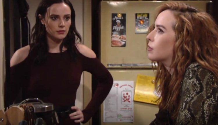 The Young and the Restless Mariah Copeland (Camryn Grimes), Tessa Porter’s (Cait Fairbanks)tsless