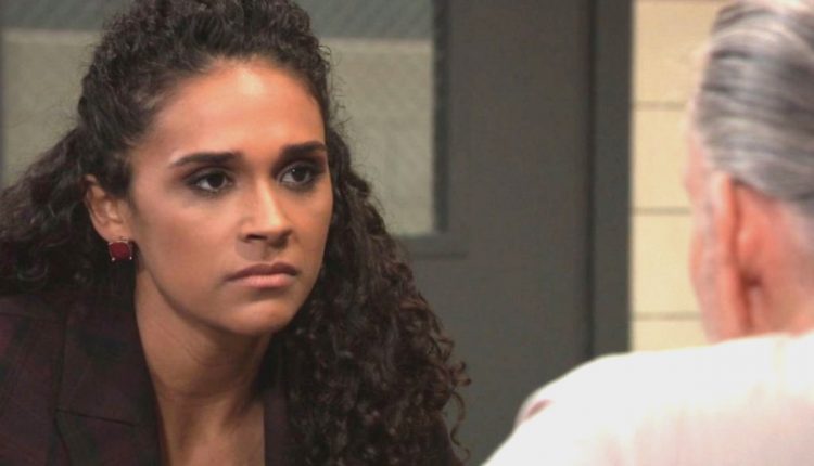 General Hospital Jordan Ashford (Briana Nicole Henry), Cyrus Renault (Jeff Korber) (1200 x 689)