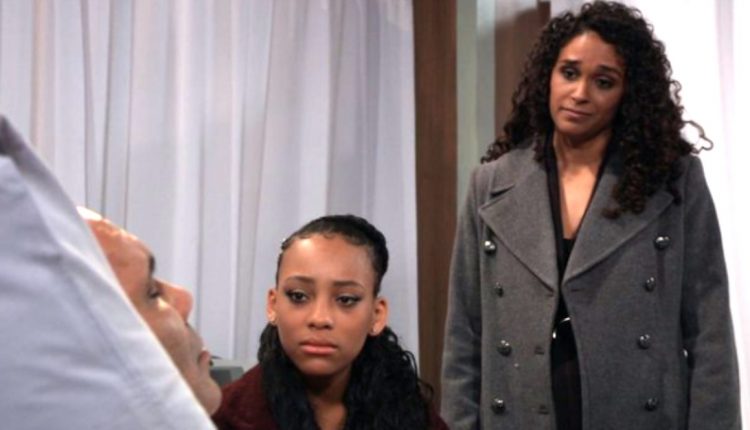 General Hospital – Marcus Taggert (Real Andrews) and Jordan Ashford (Brianne Nicole Henry) and Trina Robinson (Sydney Mikayla) (1200 x 664)