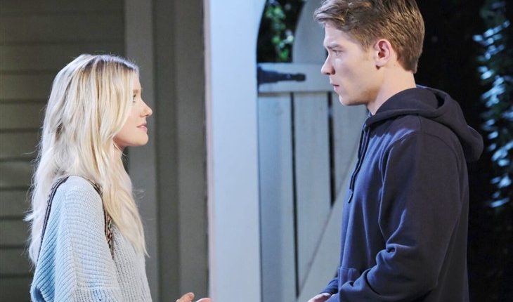 Days Of Our Lives – Tripp Dalton (Lucas Adams) Claire Brady (Isabel Durant) (730 x 460)