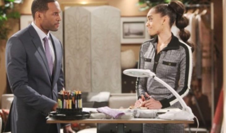 The Bold And The Beautiful – Zoe Buckingham (Kiara Barnes) Carter Walton (Lawrence Saint-Victor)