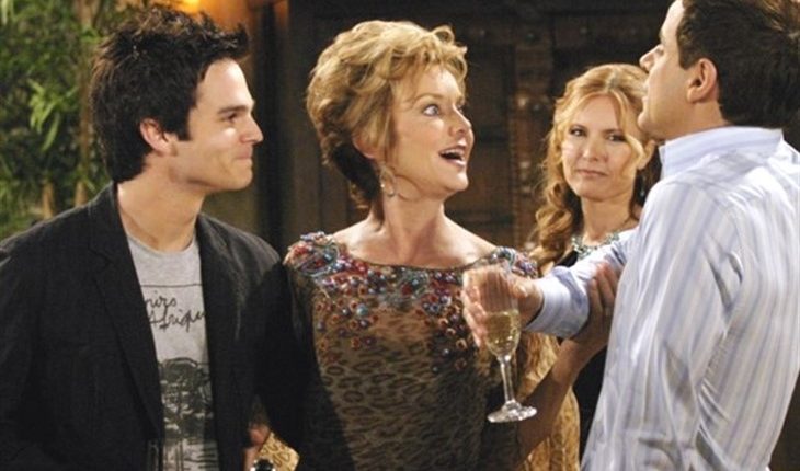 The Young And The Restless – Michael Baldwin (Christian LeBlanc) Kevin Fisher (Greg Rikaart) Gloria Simmons Baldwin Fisher Abbott Bardwell (Judith Chapman)