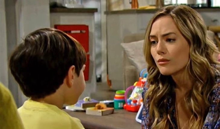 The Bold And The Beautiful – Douglas Forrester (Joseph Samiri) Hope Spencer (Annika Noelle) (730 x 512)