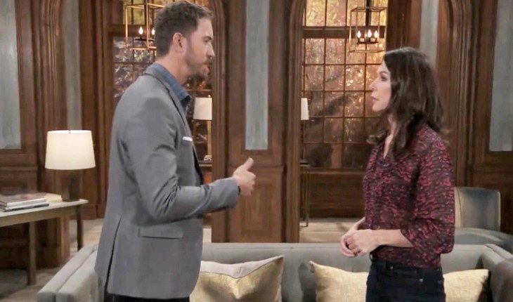 General Hospital – Anna Devane (Finola Hughes). Peter August (Wes Ramsey)