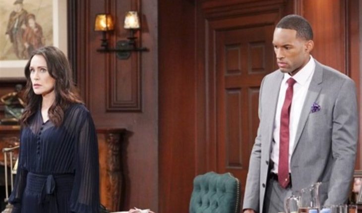 The Bold And The Beautiful – Carter Walton (Lawrence Saint-Victor) Quinn Forrester (Rena Sofer)