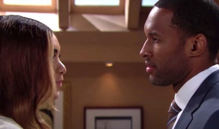 The Bold And The Beautiful Zoe Buckingham (Kiara Barnes) Carter Walton (Lawrence Saint-Victor)
