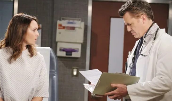 Days Of Our Lives – Dr. Snyder (Michael Lowry). Gwen Rizczech (Emily O’Brien)