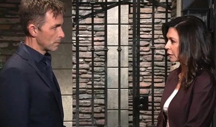 General Hospital – Anna (Finola Hughes) Valentin Cassadine (James Patrick Stuart)