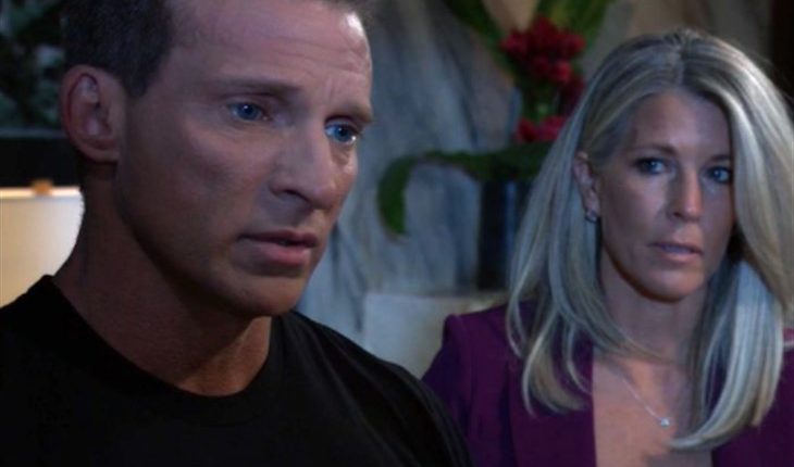 General Hospital; Carly (Laura Corinthos Wright). Jason Morgan (Steve Burton)
