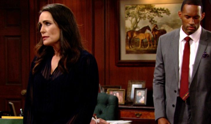 The Bold And The Beautiful – Carter Walton (Lawrence Saint-Victor) Quinn Forrester (Rena Sofer)