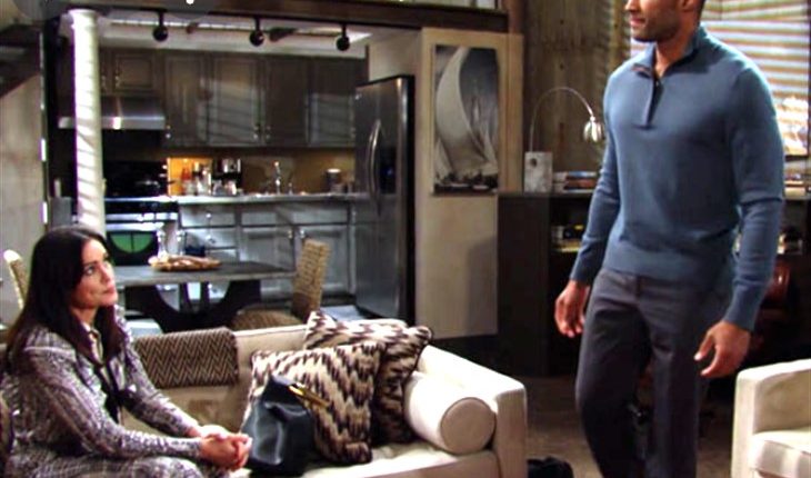 The Bold And The Beautiful – Carter Walton (Lawrence Saint-Victor) Quinn Forrester (Rena Sofer)
