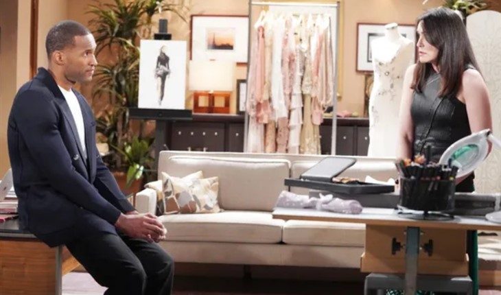 The Bold And The Beautiful – Carter Walton (Lawrence Saint-Victor) Quinn Forrester (Rena Sofer)