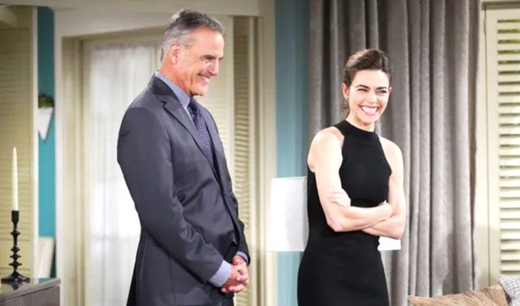 The Young And The RestlessL Victoria (Amelia Heinle), Ashland Locke (Richard Burgi)