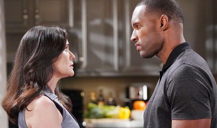 The Bold And The Beautiful – Quinn Forrester (Rena Sofer) Carter (Lawrence Saint-Victor)