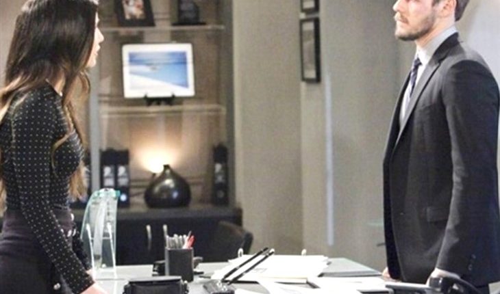 The Bold And The Beautiful – Steffy (Jacqueline MacInnes Wood) Liam (Scott Clifton). (730 x 533)