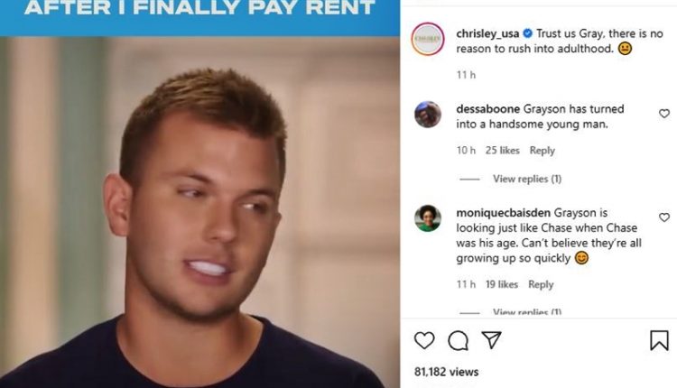 Chrisley Knows Best Star Grayson Learns The Downside Of Growing Up