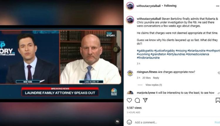 Parents Of Brian Laundrie Investigated By The FBI In Gabby Petito Case