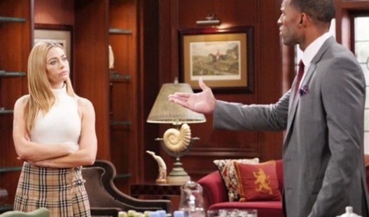 The Bold And The Beautiful – Carter Walton (Lawrence Saint-Victor) Shauna Fulton (Denise Richards)