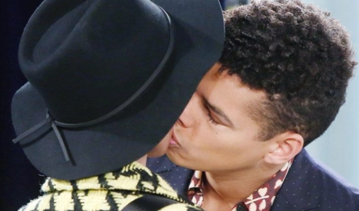The Bold And The Beautiful – Paris Buckingham (Diamond White) and Zende Forrester (Delon De Metz)