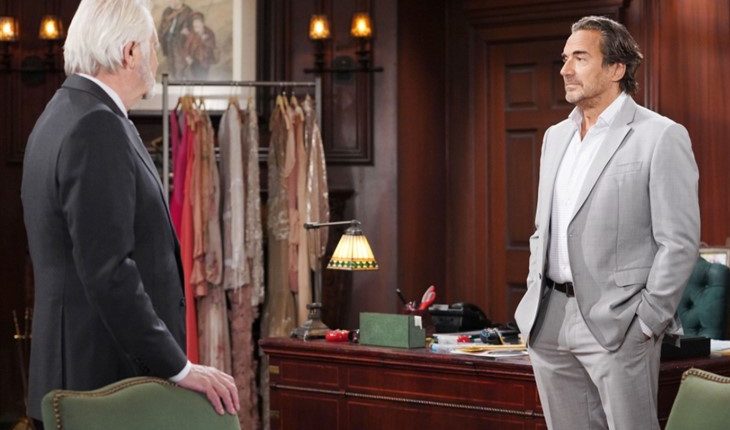 The Bold And The Beautiful – Ridge Forrester (Thorsten Kaye) will confront Eric Forrester (John McCook)