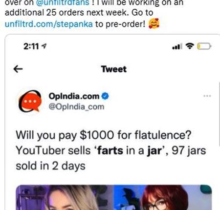 90 Day Fiance Star Stephanie Matto Sells Out Her Fart In A Jar Stocks