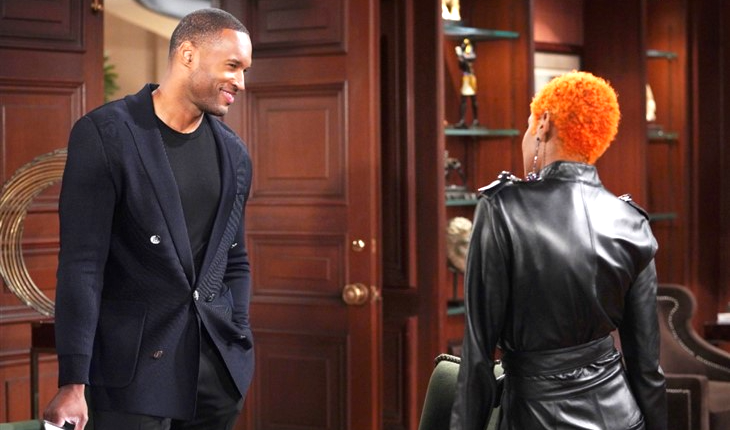 The Bold And The Beautiful – Carter Walton (Lawrence Saint-Victor) Paris Buckingham (Diamond White)