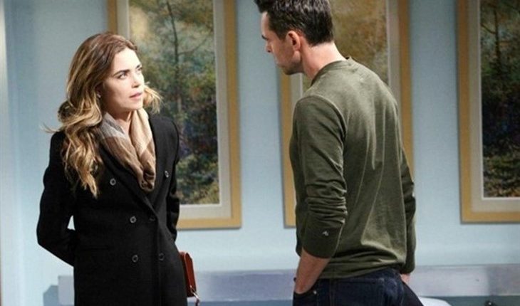 The Young And The Restless -Victoria Newman Locke (Amelia Heinle) Billy Abbott (Jason Thompson)