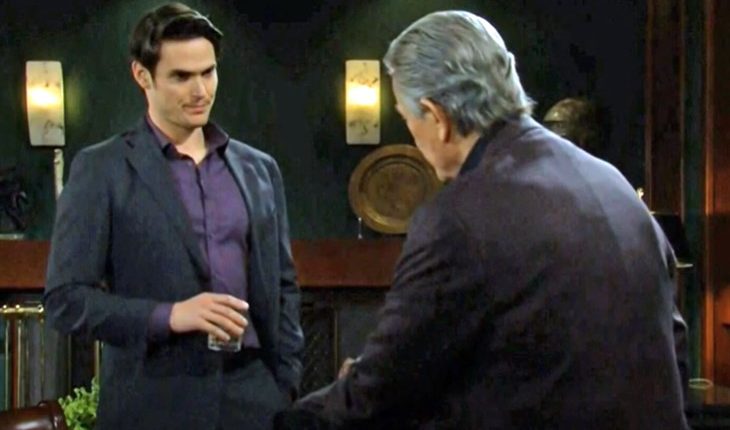 The Young And The Restless -Adam and Victor Newman (Mark Grossman, Eric Braeden)