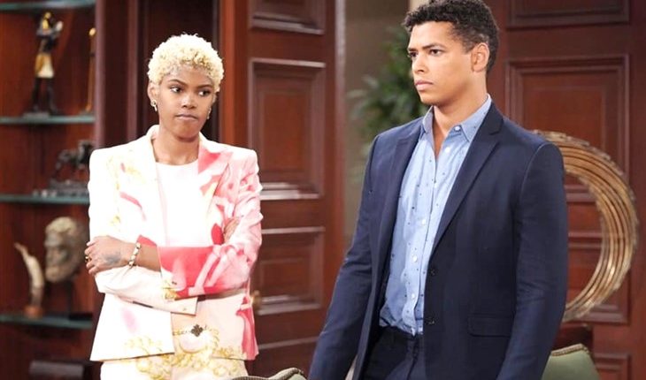 The Bold And The Beautiful – Paris Buckingham (Diamond White) Zende Forrester Dominguez (Delon de Metz)