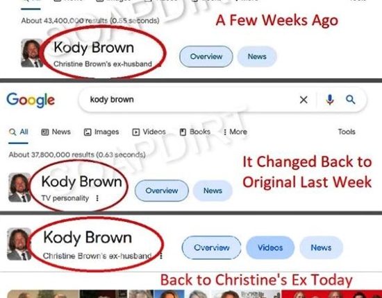Sister Wives Star Kody Double Dissed By Google