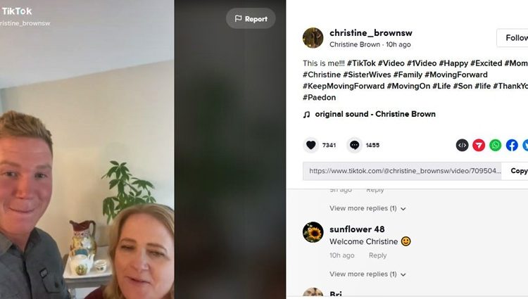 Sister Wives Star Christine Brown Starts A TikTok Account