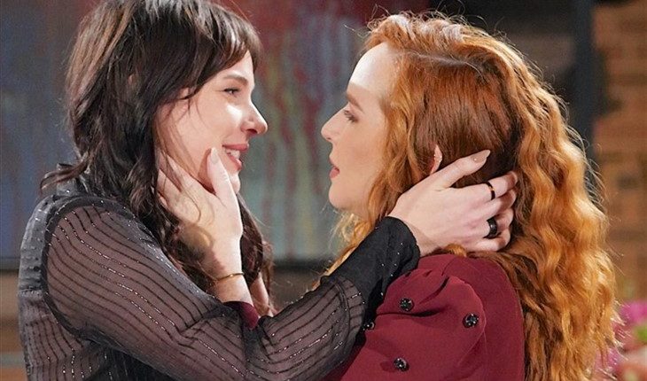 The Young And The Restless – Mariah Copeland (Camryn Grimes) and Tessa Porter (Cait Fairbanks) (730 x 446)