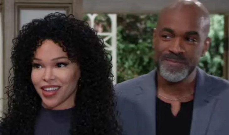 Portia Robinson (Brook Kerr) and Curtis Ashford (Donnell Turner)