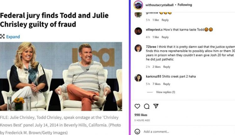 Todd Chrisley Didn’t Know Best Social – Social Media Reacts To Guilty Verdict