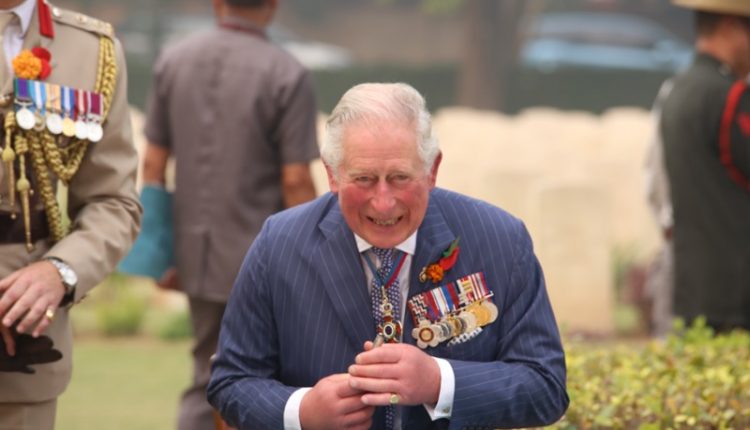 India-november,13,2019:,Prince,Charles,Visited,Delhi,War,Cemetery,To,Pay