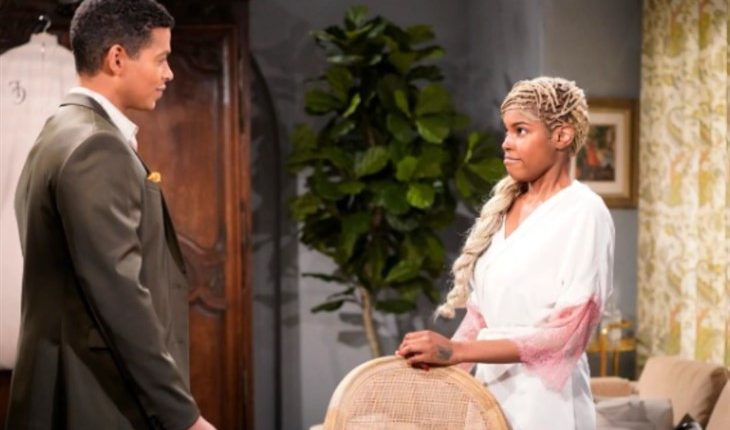 The Bold And The Beautiful -Paris Buckingham (Diamond White) Zende Forrester (Delon de Metz)
