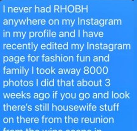 Lisa Rinna Profile Post