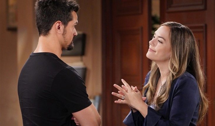 Thomas Forrester (Matthew Atkinson) Hope Spencer (Annika Noelle)