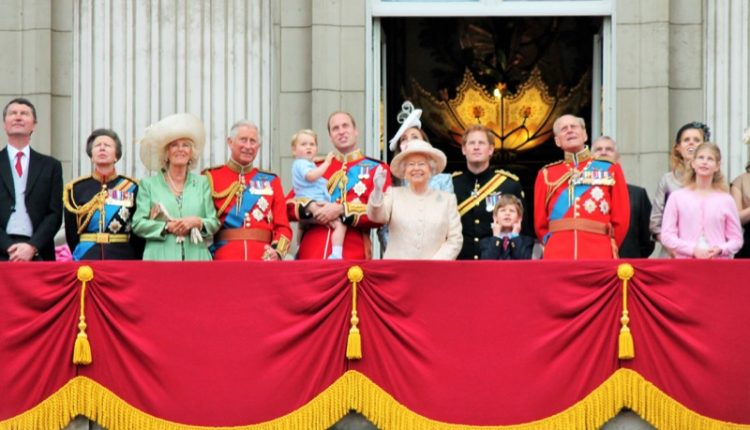 Queen,Elizabeth,,Prince,Philip,Harry,Royal,Family,London,,Uk-,June