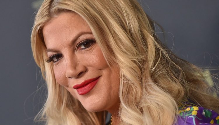 Los,Angeles,-,Feb,06:,Actress,Tori,Spelling,Arrives,For