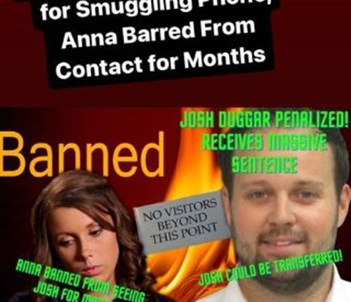 Josh Duggar Is Severely Punished For Having A Phone In Prison