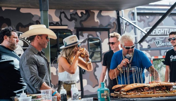 taylor-sheridan-lainey-wilson-guy-fieri