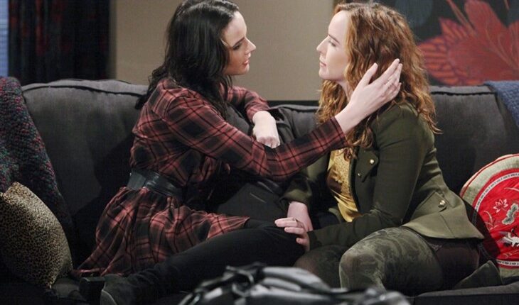 The Young And The Restless Mariah Copeland (Camryn Grimes) Tessa Porter (Cait Fairbanks)