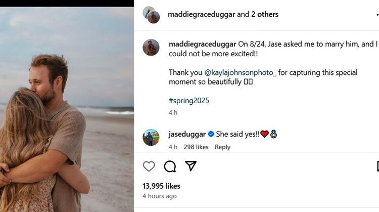 Counting On Alum Jason Duggar Gets Engaged – Instagram