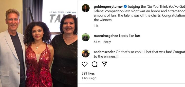 Golden Bachelor Gerry Turner Judges So You Think You’ve Got Talent – Instagram