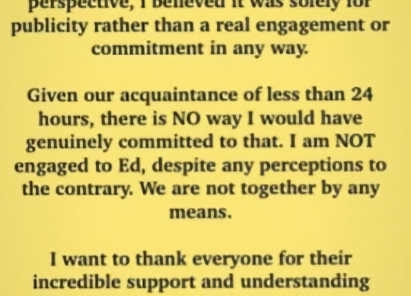 Porscha Did Not Buy Into Big Ed Brown Proposal – Via Reddit
