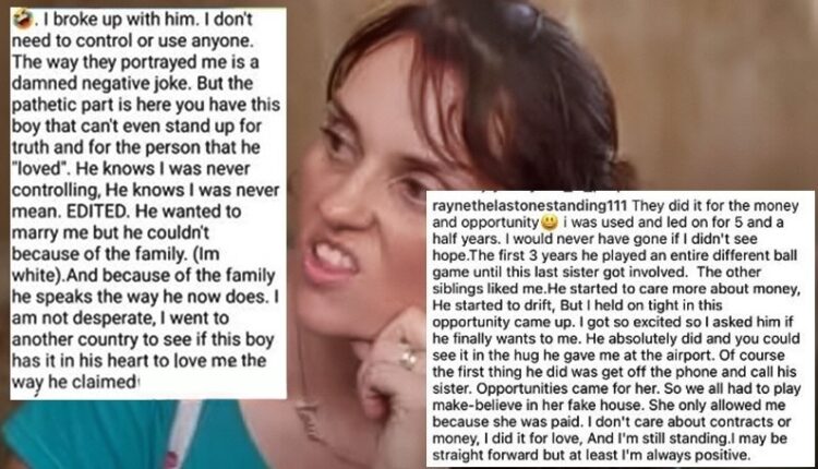 90 Day Fiance Star Rayne Blames Chidi, family For Split – Via Reddit
