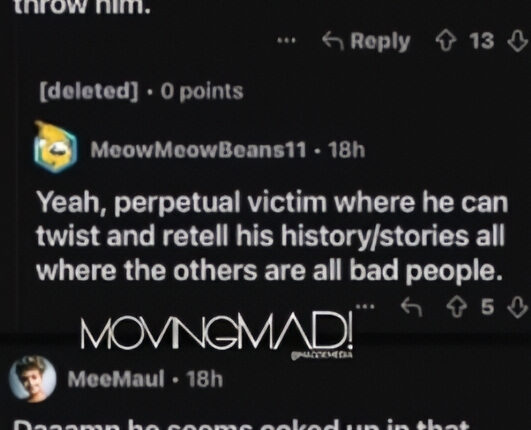 Comments under the original Reddit post about 90 Day Fiance star Brian Muniz – Moving Mad